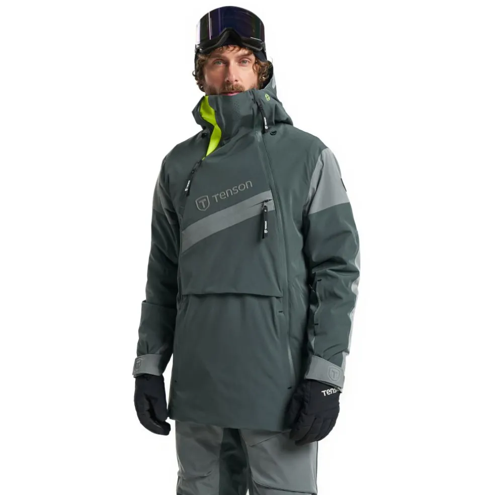 Tenson Aerismo JackoRak winterjas heren coal green shell