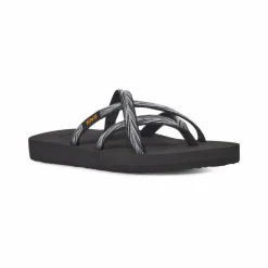 Teva Olowahu slippers dames palms zwart wit