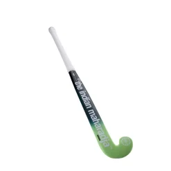 The Indian Maharadja Flow Mid Bow zaalhockeystick junior mulberry wood blue mintgreen