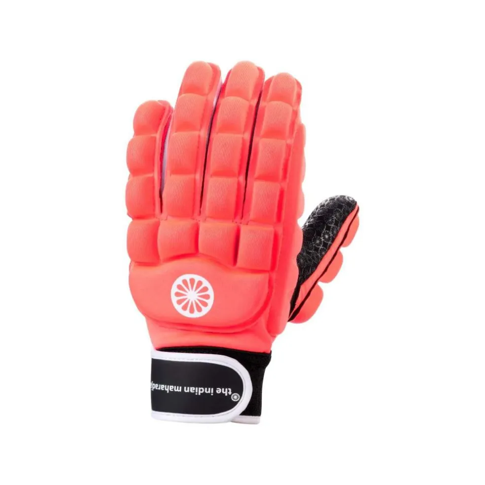 The Indian Maharadja Full Foam hockeyhandschoen links pink