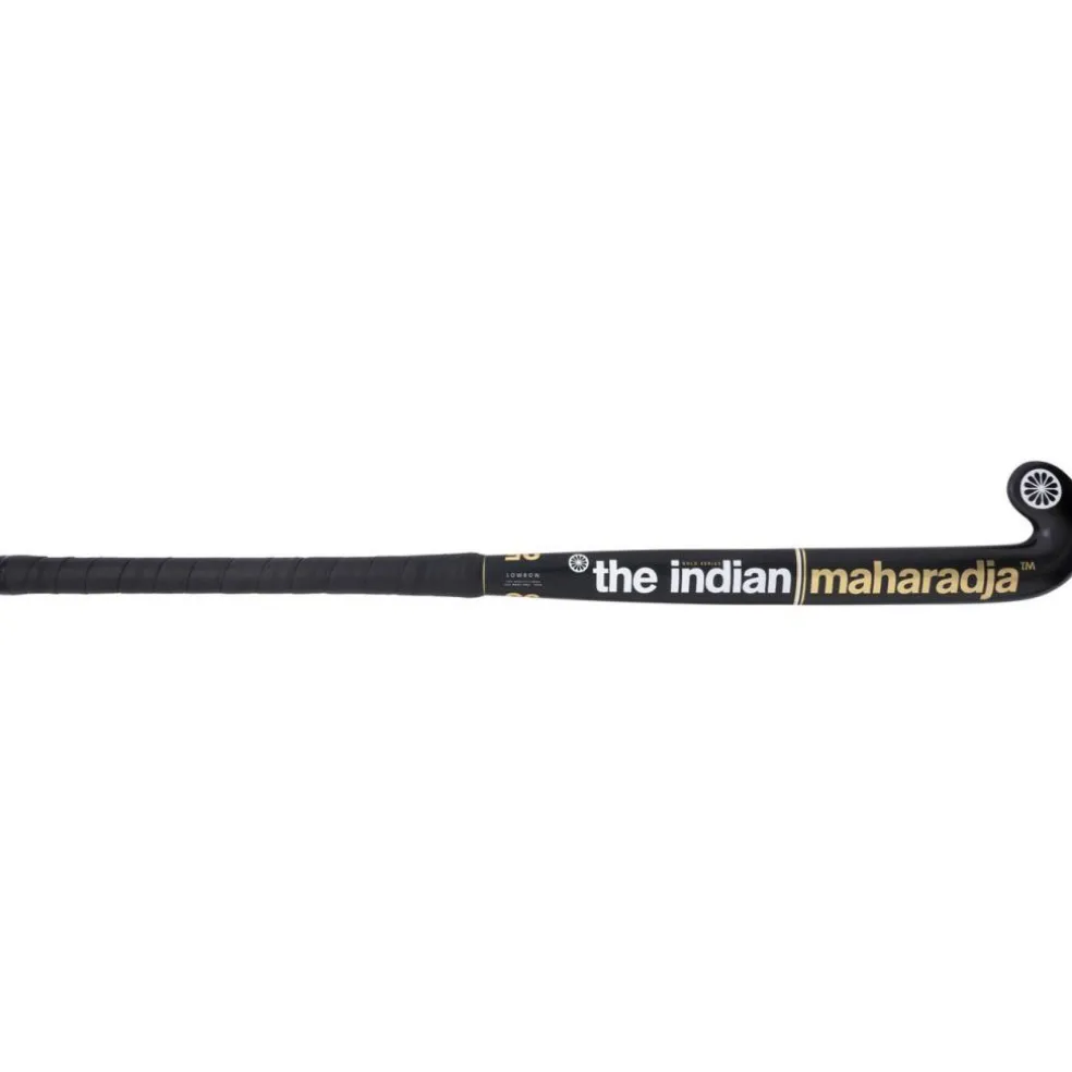 The Indian Maharadja Gold 95 Low Bow hockeystick black gold