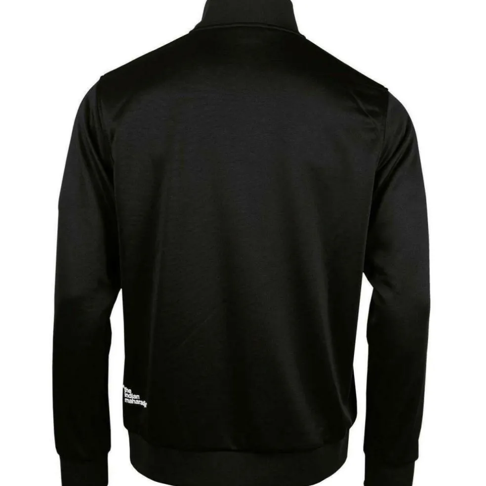 The Indian Maharadja Poly Terry Half Zip hockeytrui heren black