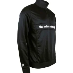 The Indian Maharadja Poly Terry Half Zip hockeytrui heren black