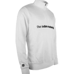 The Indian Maharadja  Poly Terry Half Zip hockeytrui junior white