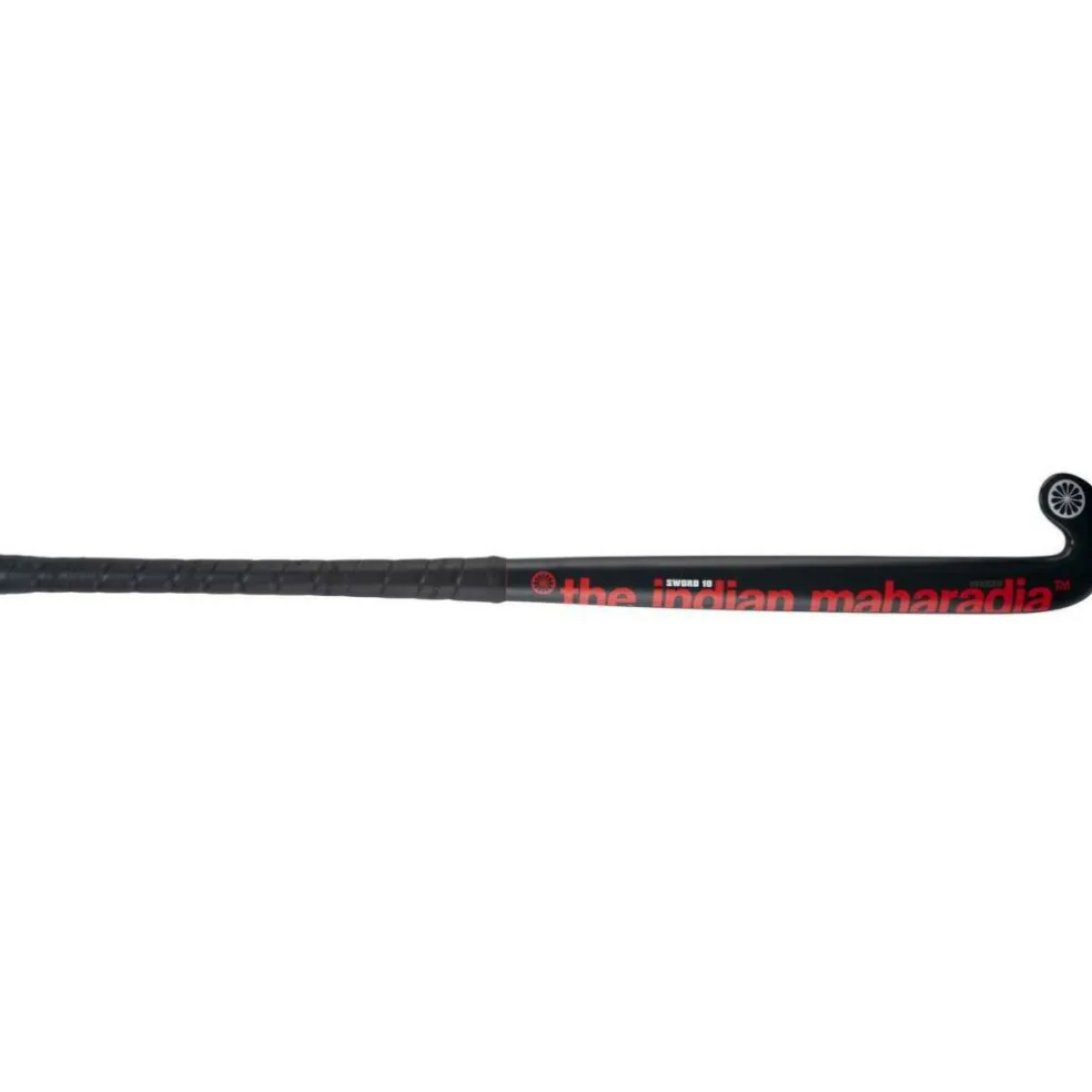 The Indian Maharadja Sword 10 Low Bow zaalhockeystick black blue red