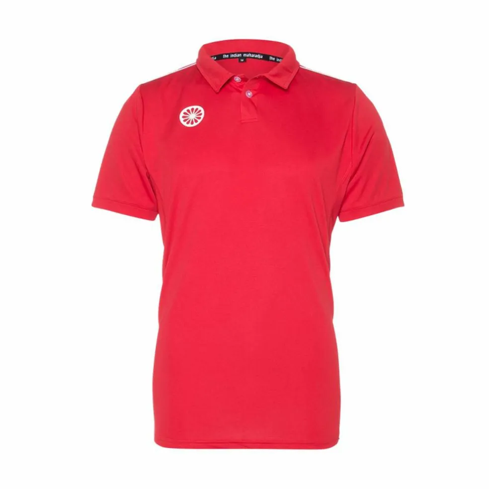 The Indian Maharadja Tech tennispolo heren red
