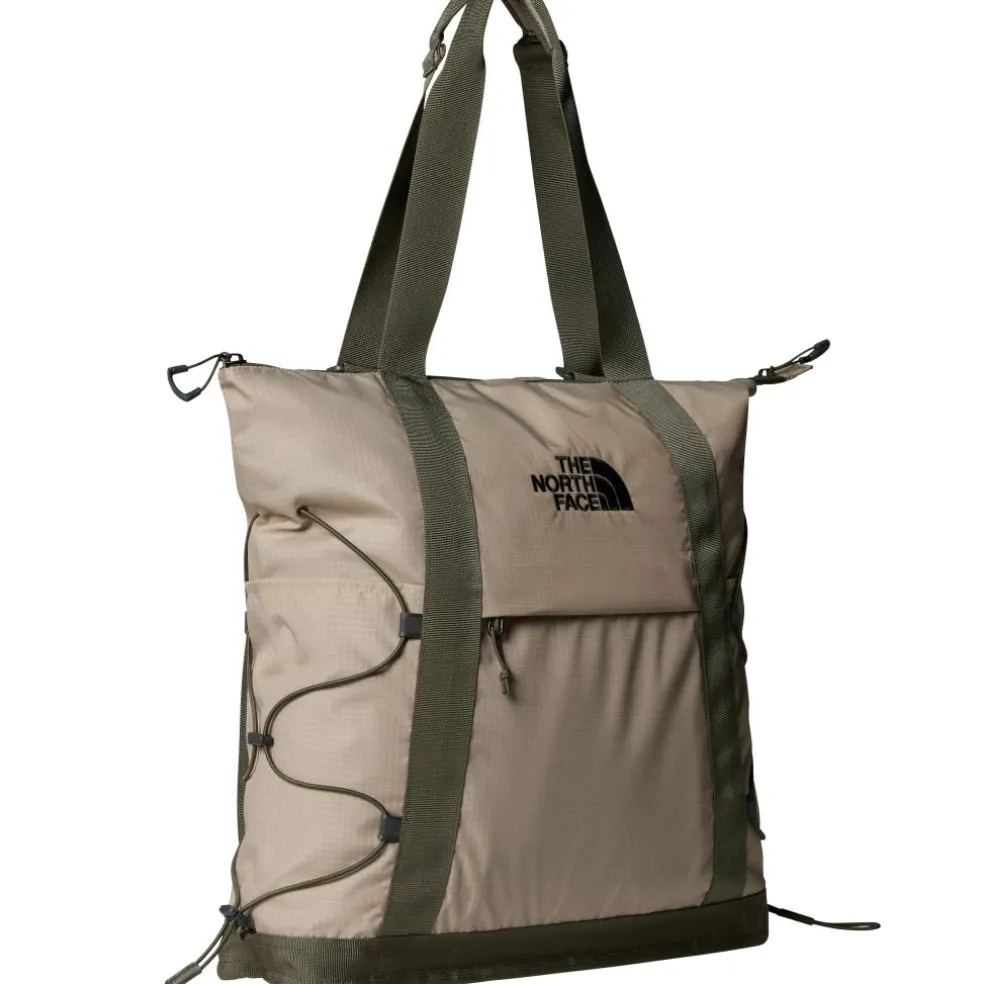 The North Face Borealis 16 inch schoudertas mushroom grey