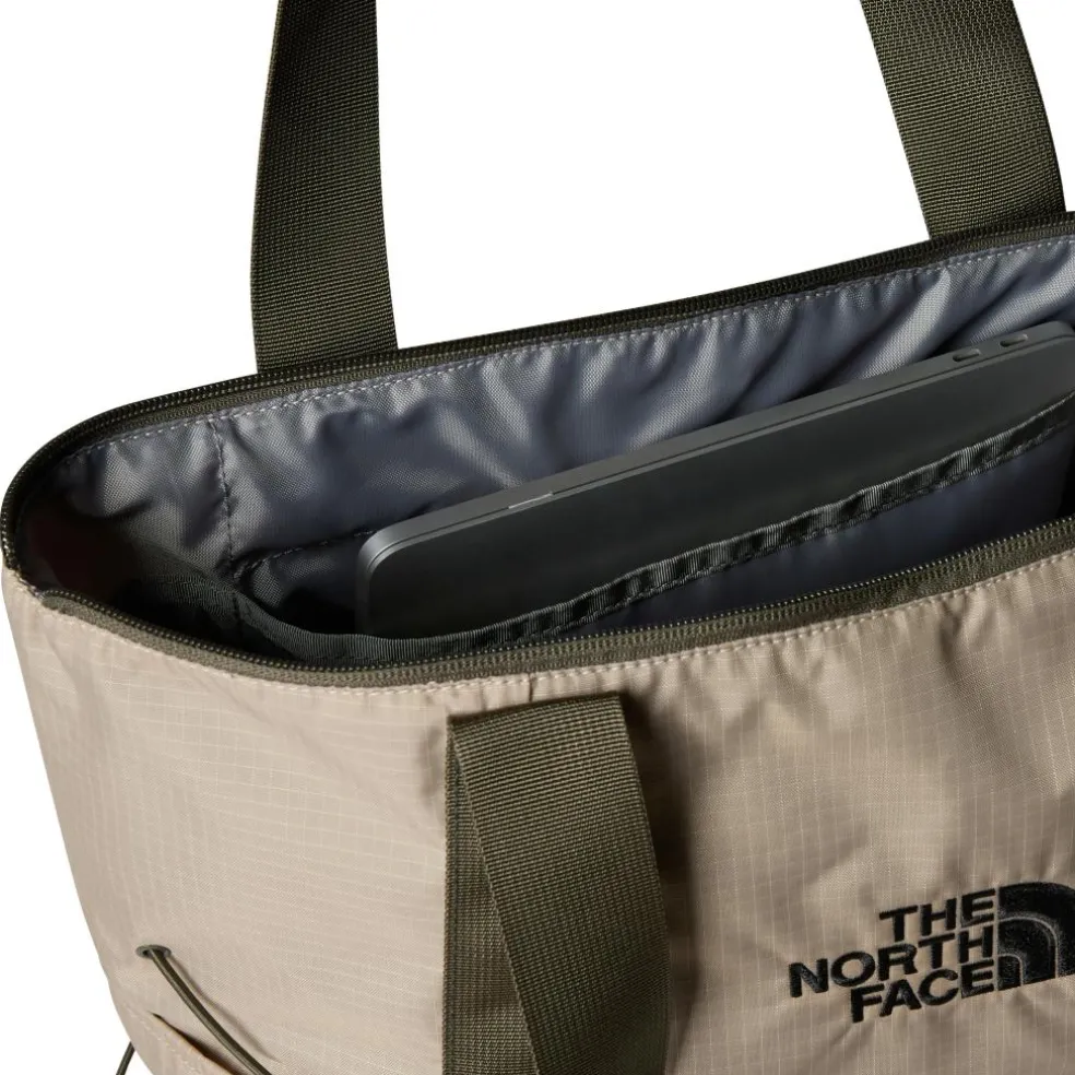 The North Face Borealis 16 inch schoudertas mushroom grey