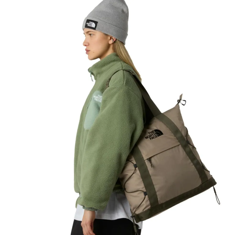 The North Face Borealis 16 inch schoudertas mushroom grey