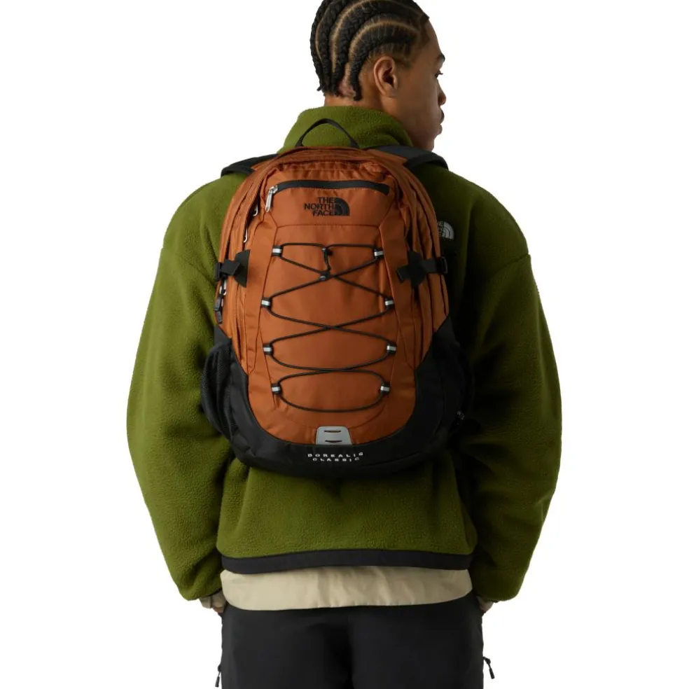 The North Face Borealis Classic 15 inch rugzak 29 liter burnt umber TNF black