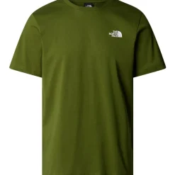 The North Face  Box NSE shirt heren woodland green TNF black