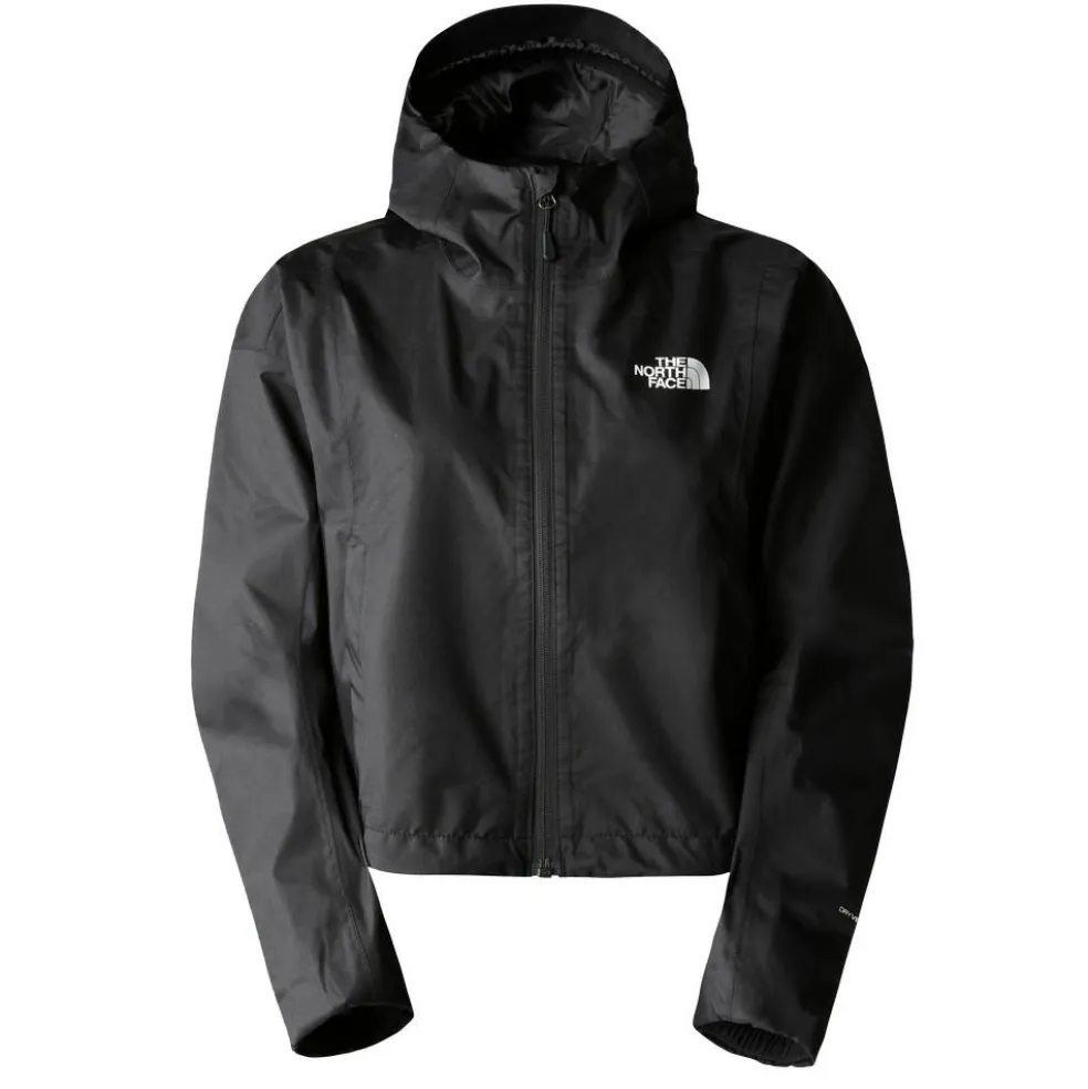 The North Face Cropped Quest outdoor jack dames TNF black