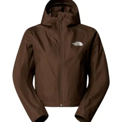 The North Face Cropped Quest outdoor jack dames smokey brown