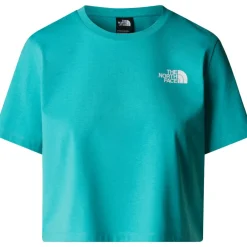 The North Face  Cropped Simple Dome shirt dames vistula blue