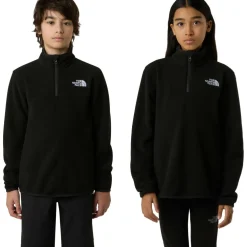 The North Face  Glacier 1/4 zip trui junior TNF black