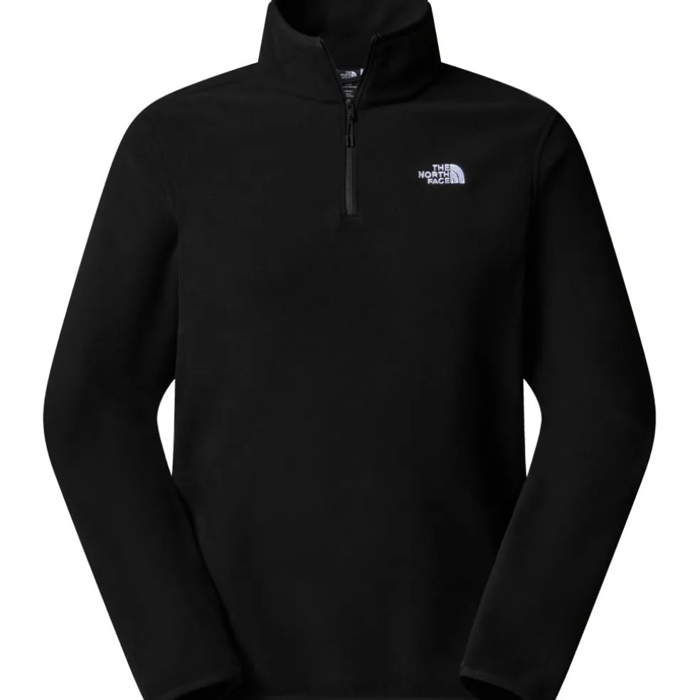 The North Face Glacier fleece 1/4 Zip trui heren TNF black