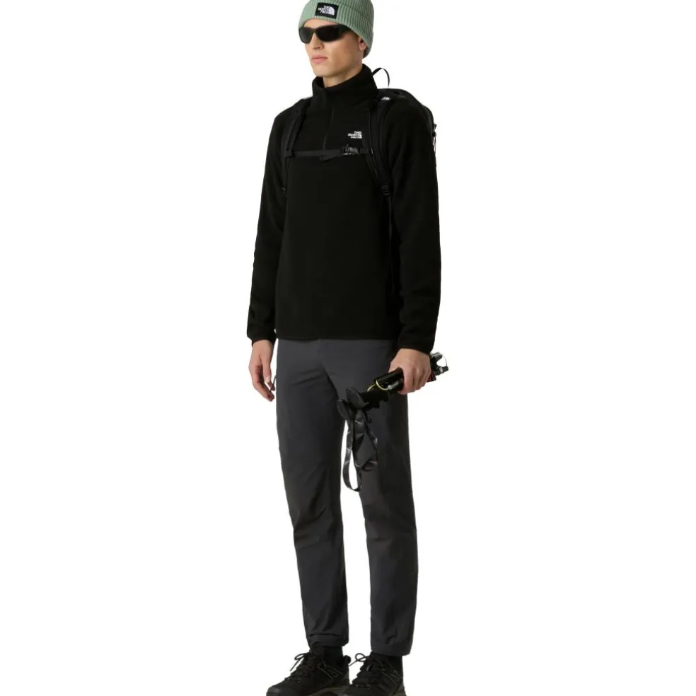 The North Face Glacier fleece 1/4 Zip trui heren TNF black