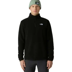 The North Face Glacier fleece 1/4 Zip trui heren TNF black