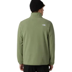 The North Face  Glacier Fleece 1/4 zip trui heren bark mist