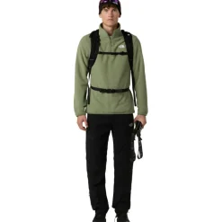The North Face  Glacier Fleece 1/4 zip trui heren bark mist