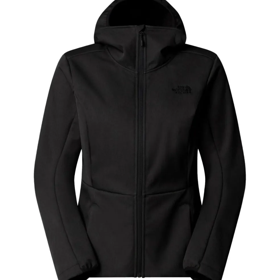 The North Face Quest Highloft softshell jas dames TNF black heather