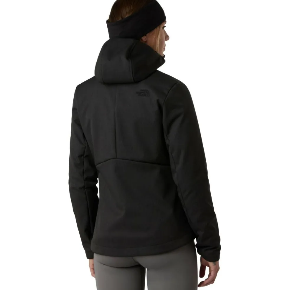 The North Face Quest Highloft softshell jas dames TNF black heather