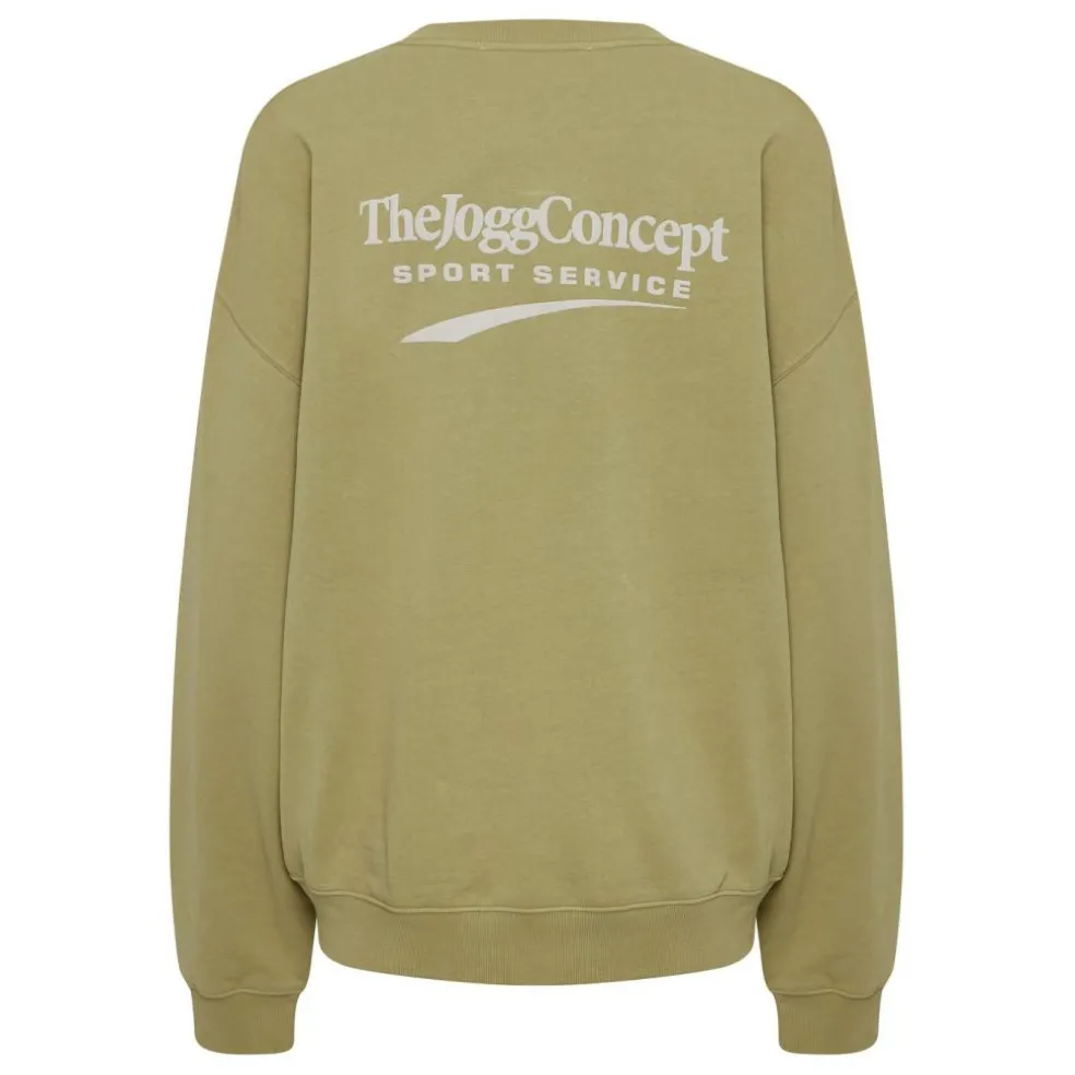 TheJoggConcept Rubi sweater heren split pea