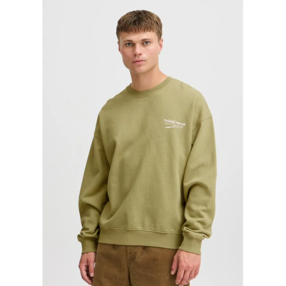 TheJoggConcept Rubi sweater heren split pea