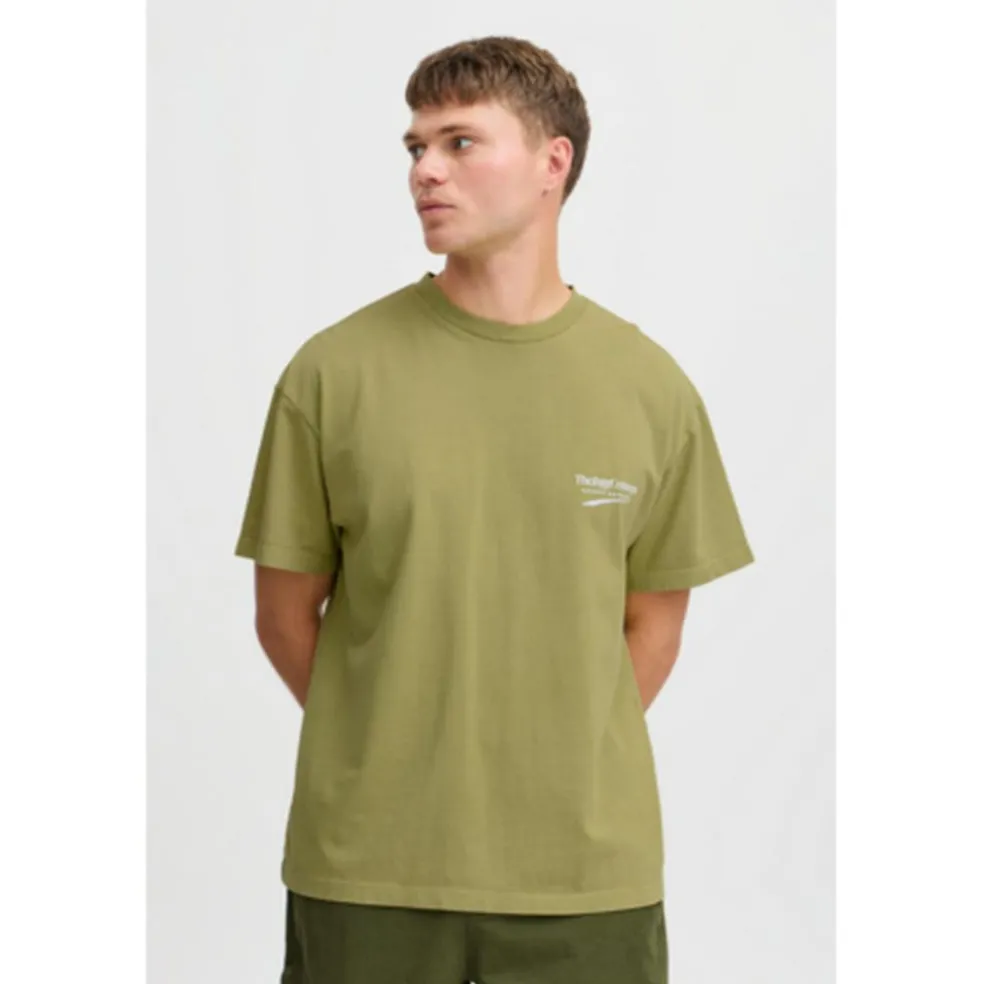 TheJoggConcept Sasa shirt heren split pea