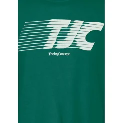 TheJoggConcept Silas Logo shirt heren evergreen