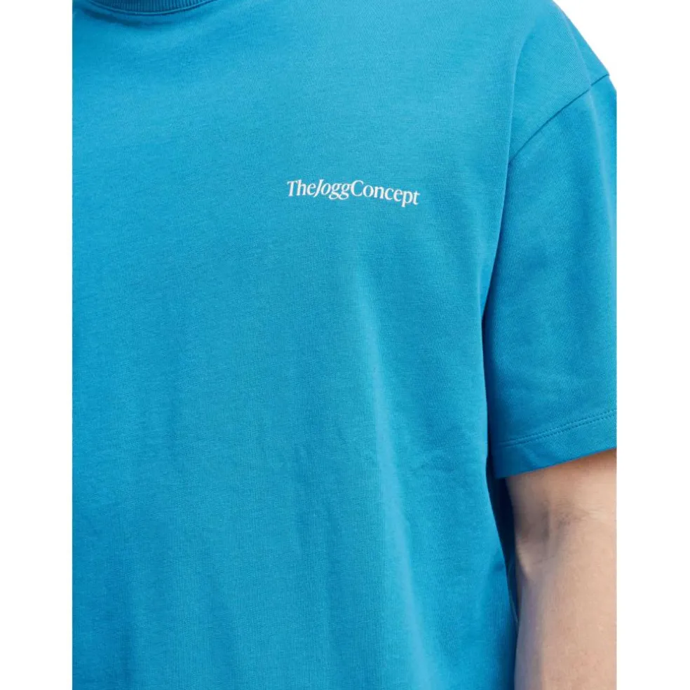 TheJoggConcept Silas shirt heren indigo bunting