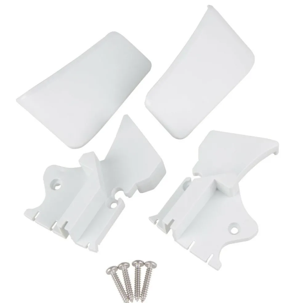 Thule 8000 eindkappen voorlat links en rechts white