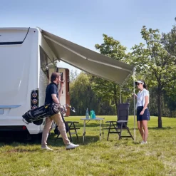 Thule Omnistor 9200 450 x 300 cm cassetteluifel  aluminium - mystic grey