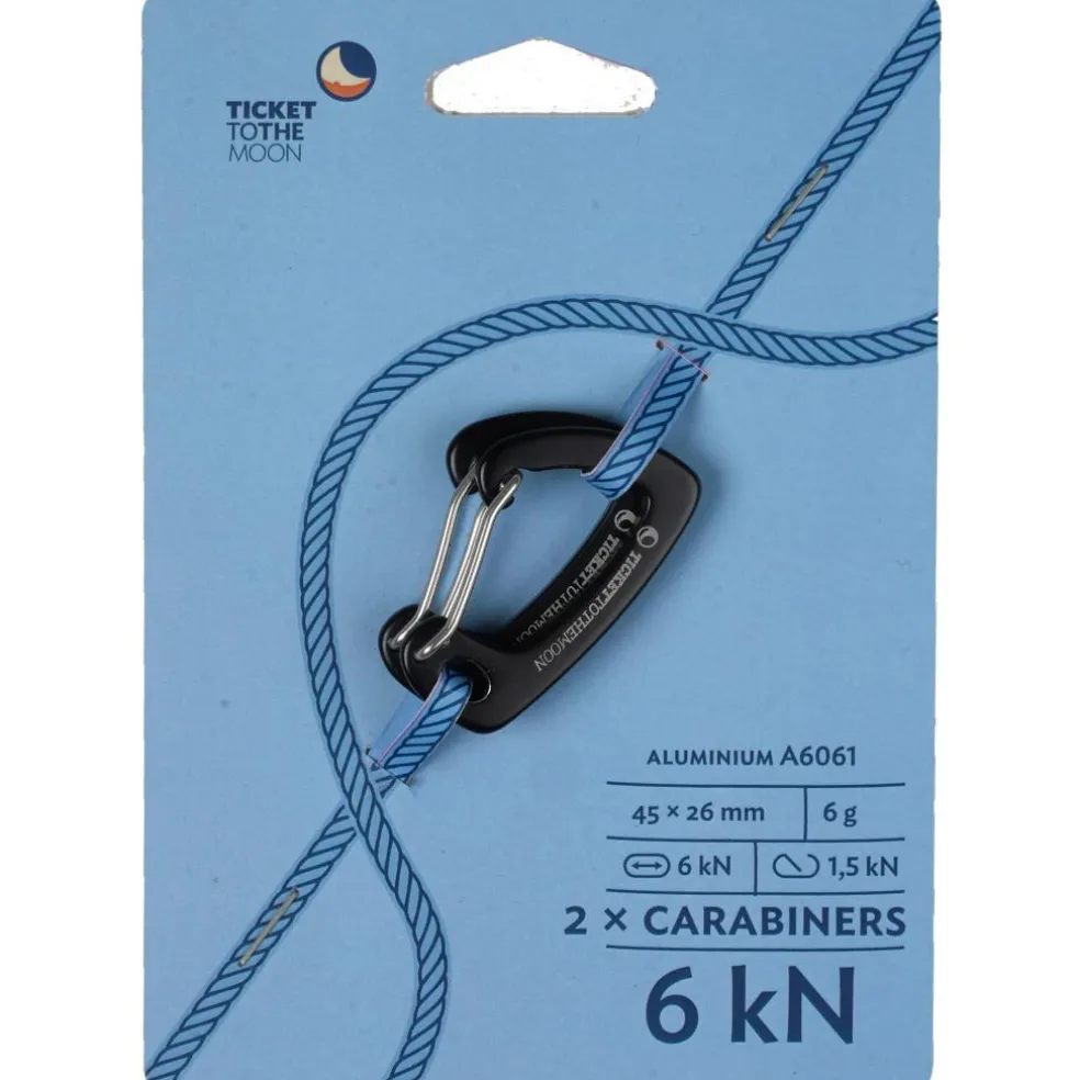 Ticket To The Moon 6kN lightest karabijnhaak hangmatbevestiging