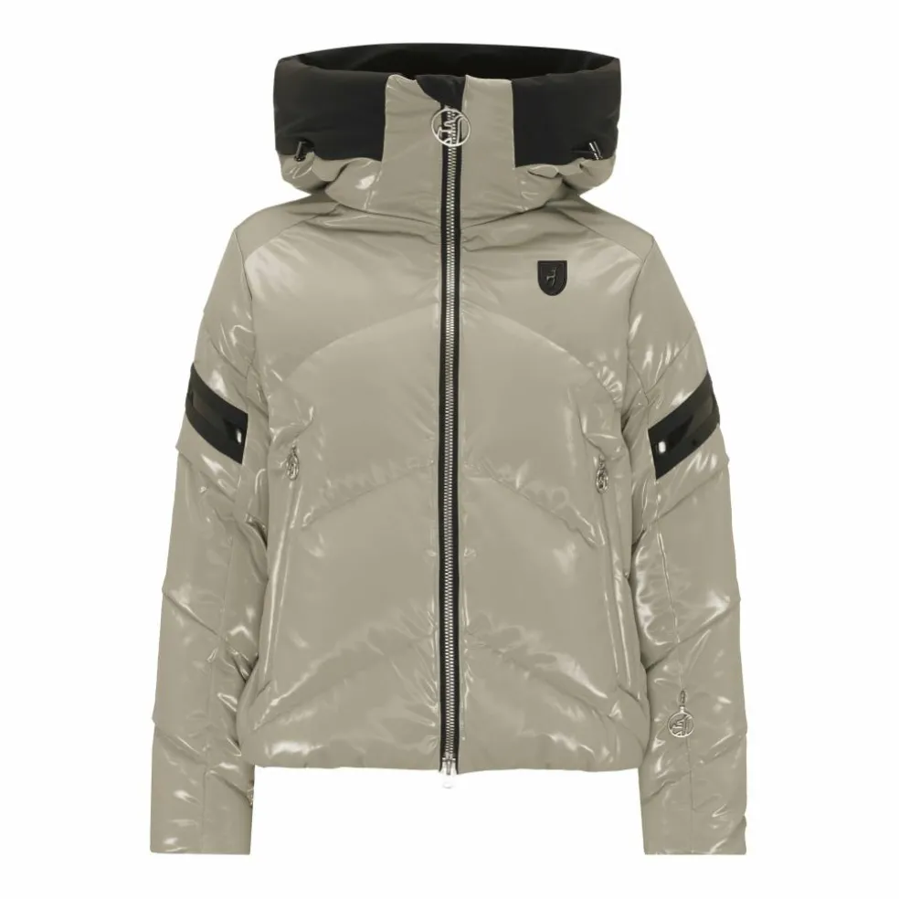 Toni Sailer Helena Glimmer winterjas dames mineral earth