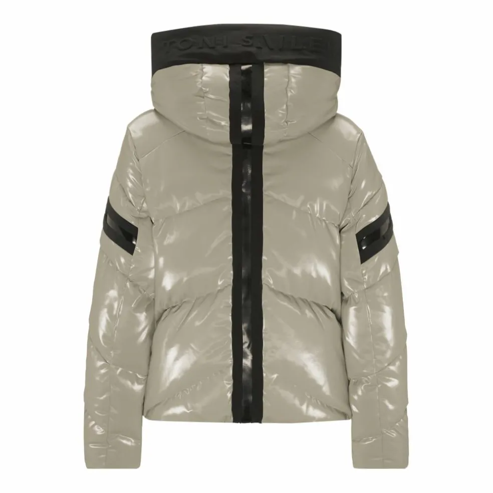 Toni Sailer Helena Glimmer winterjas dames mineral earth