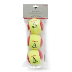 Tretorn Academy tennisballen 3-pack rood geel