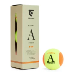 Tretorn Academy tennisballen 3-pack geel oranje