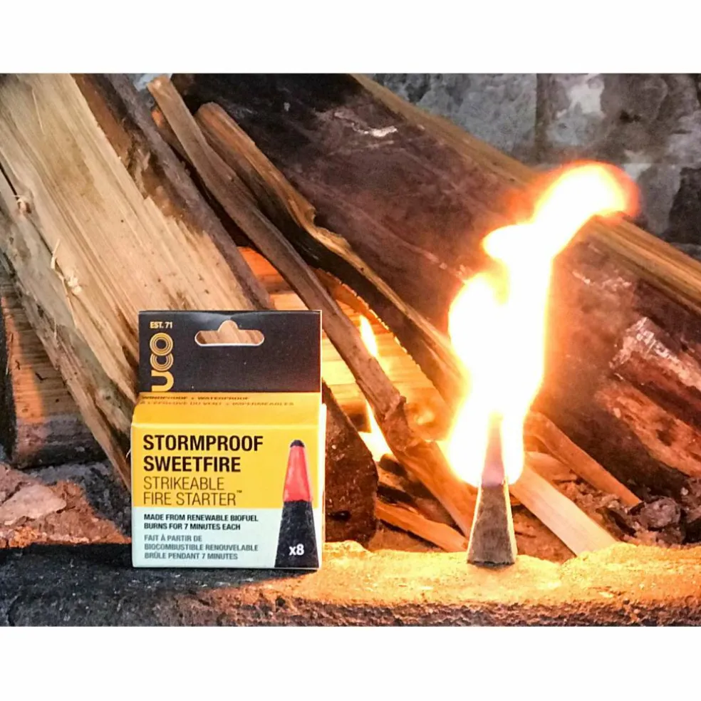 Uco Stormproof Sweetfire Firestarter lucifers 8-pack