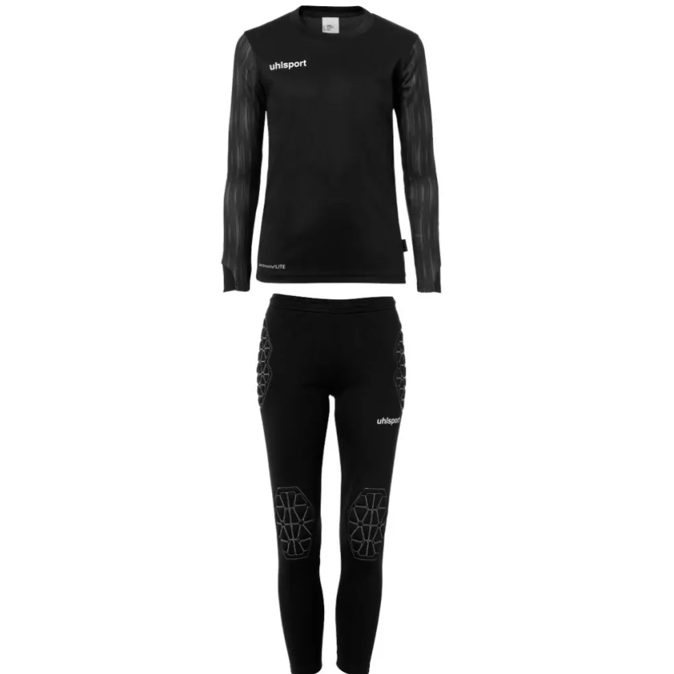 Uhlsport Reaction keeperstenue junior black