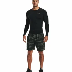 Under Armour  HeatGear LS shirt heren black white