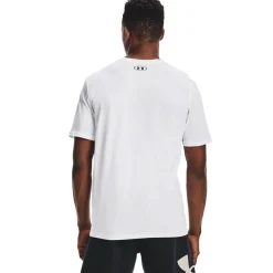 Under Armour  Left Chest Logo shirt heren white black
