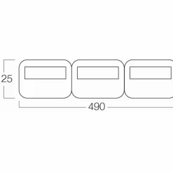 Vango AirBeam Windbreak windscherm 490 x 125 cm
