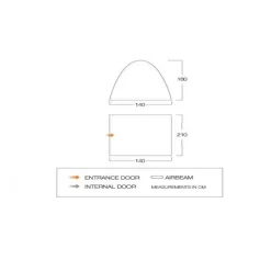 Vango BR003 vrijstaande binnentent