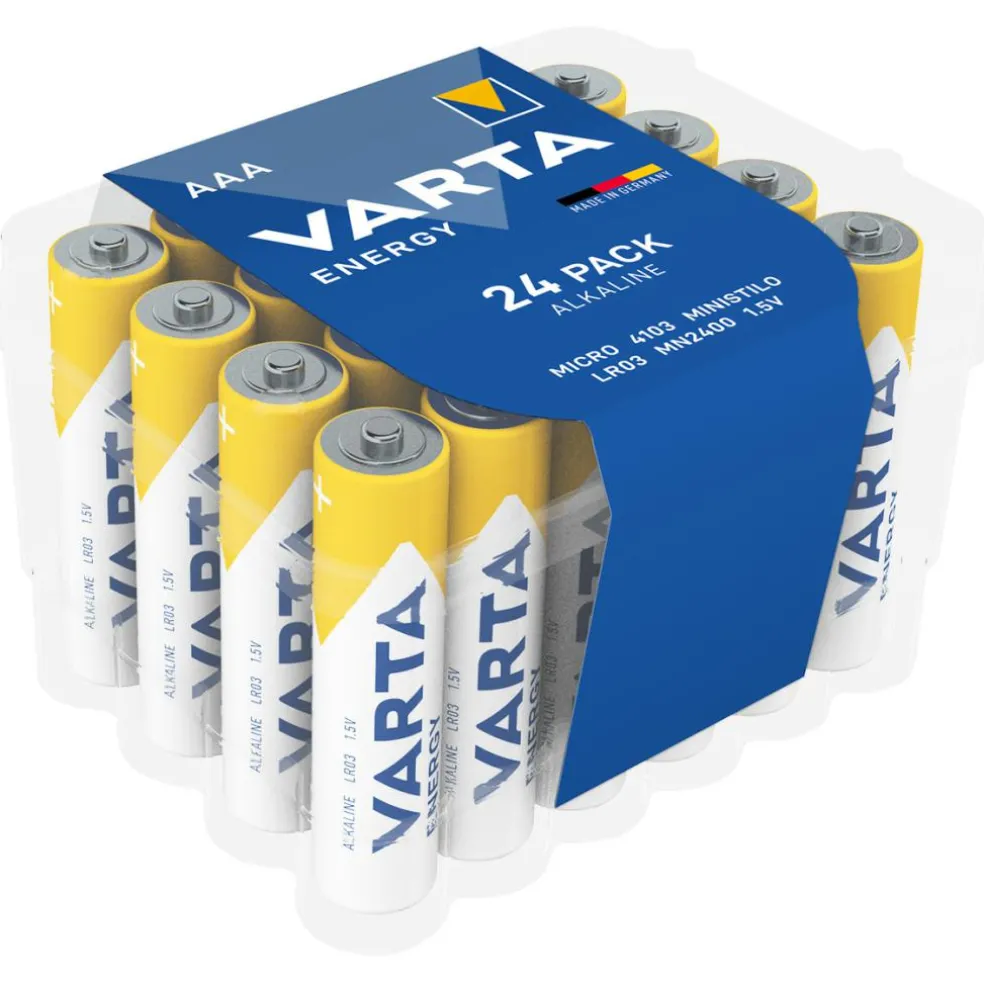 Varta Energy Alkaline AAA batterij 24-pack