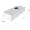 Vecam Watertank 70 liter 90 x 40 x 20 cm wit