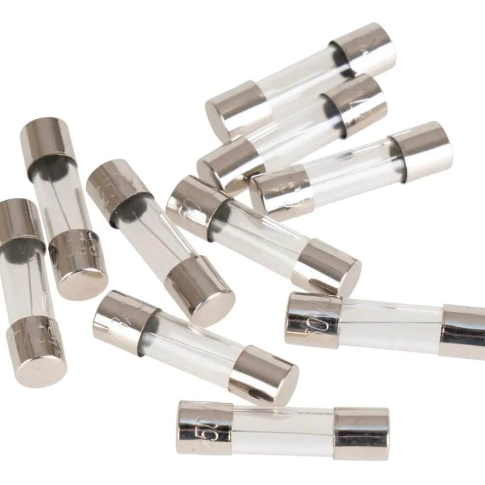 Velleman glaszekeringen 6,3A set van 10 stuks