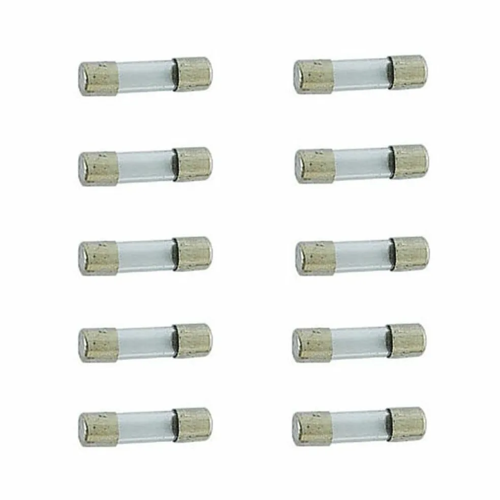 Velleman glaszekeringen 5A set van 10 stuks