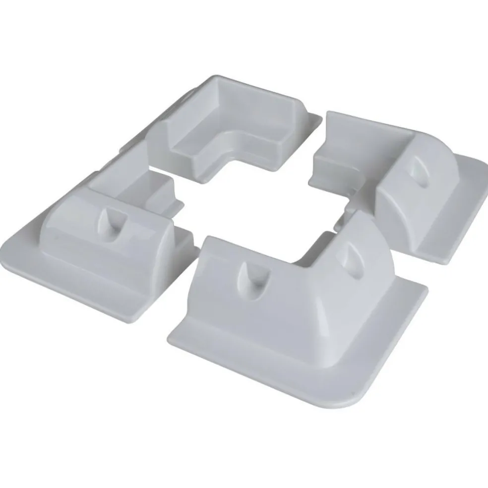 Velleman Hoeksteunen voor zonnepaneel wit