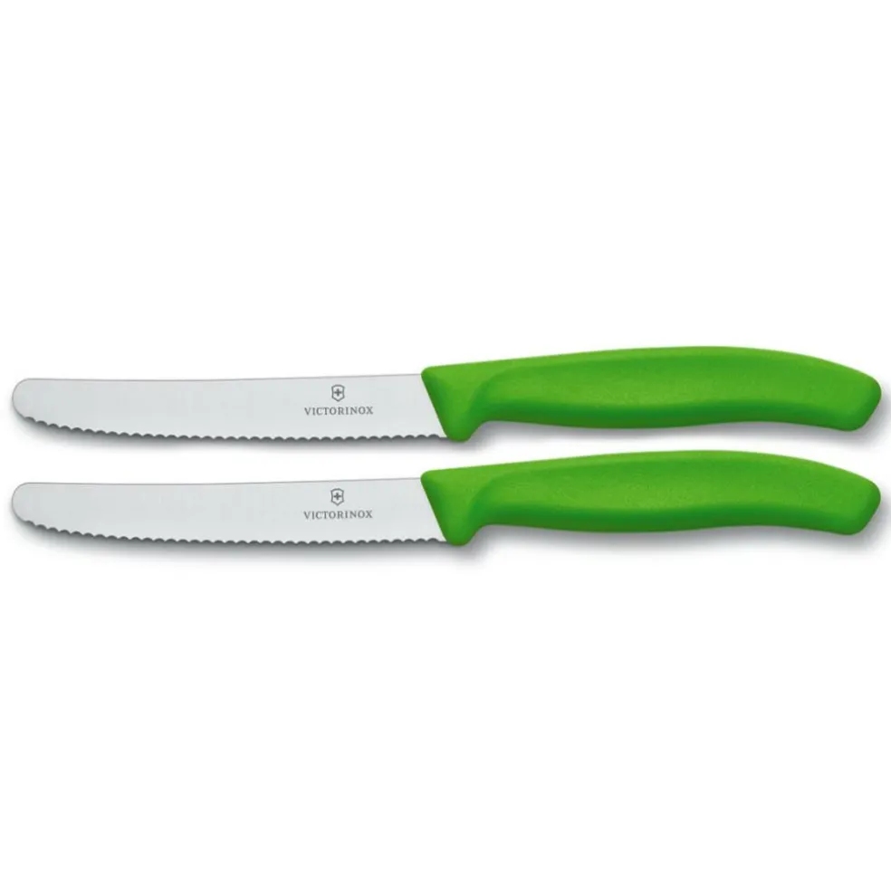 Victorinox Tafelmes groen 2 stuks